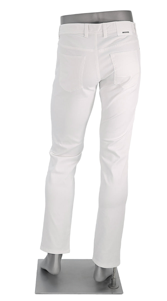Alberto Pipe Coolmax Business Jean, White – view 3