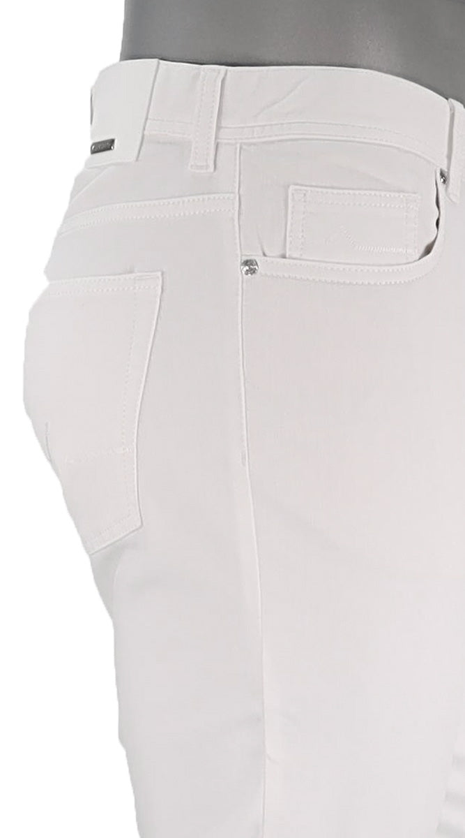 Alberto Pipe Coolmax Business Jean, White – view 4
