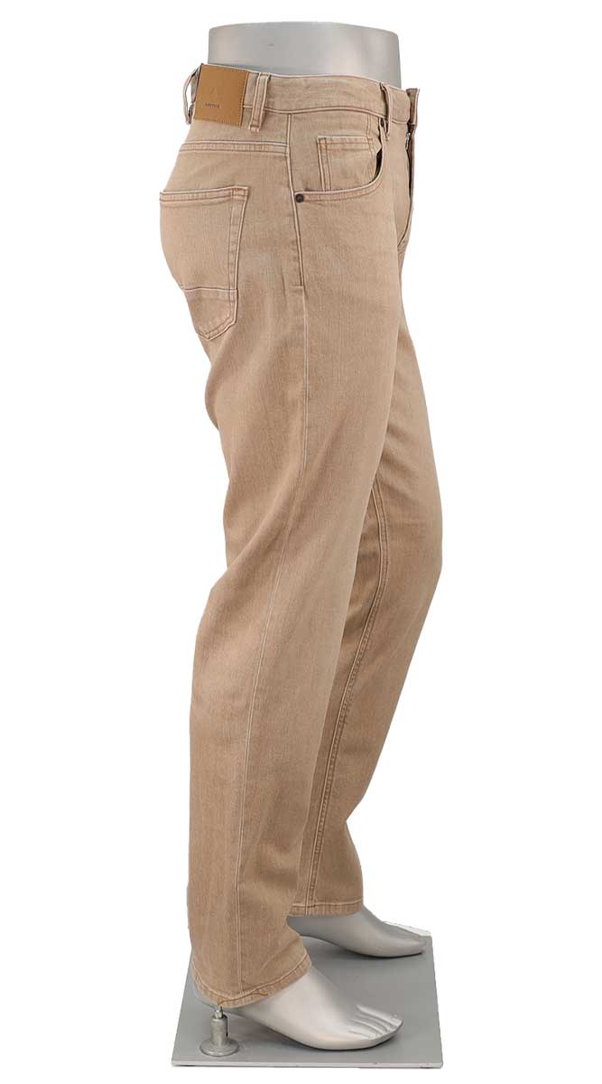 Alberto Bill Organic Denim, Tan