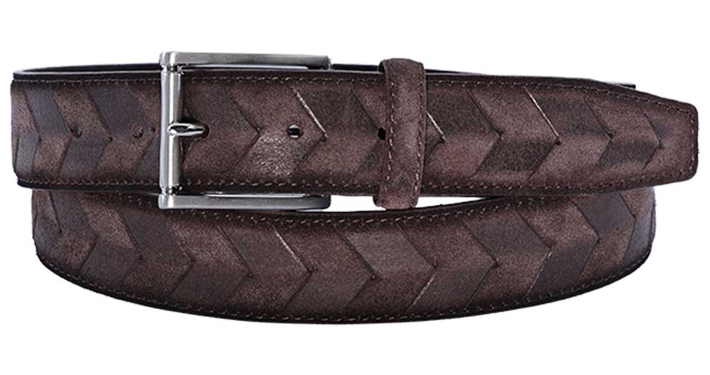 Alberto Leather Belt, Brown