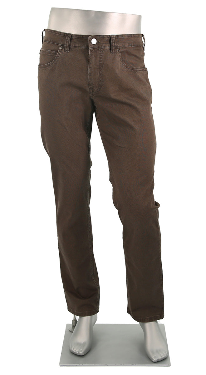 Gardeur Pants - Bill collection - Men's Pants in Color Tobacco - Front View