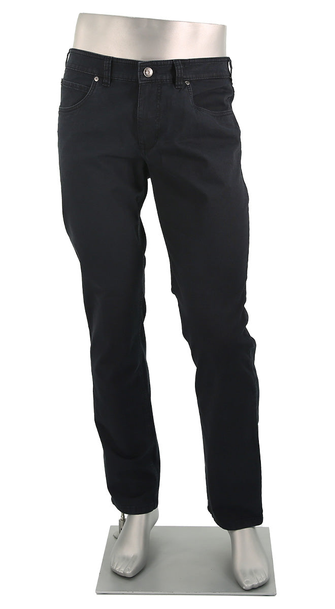 Gardeur Pants From The Bill collection - Men's Navy Pants - Front View