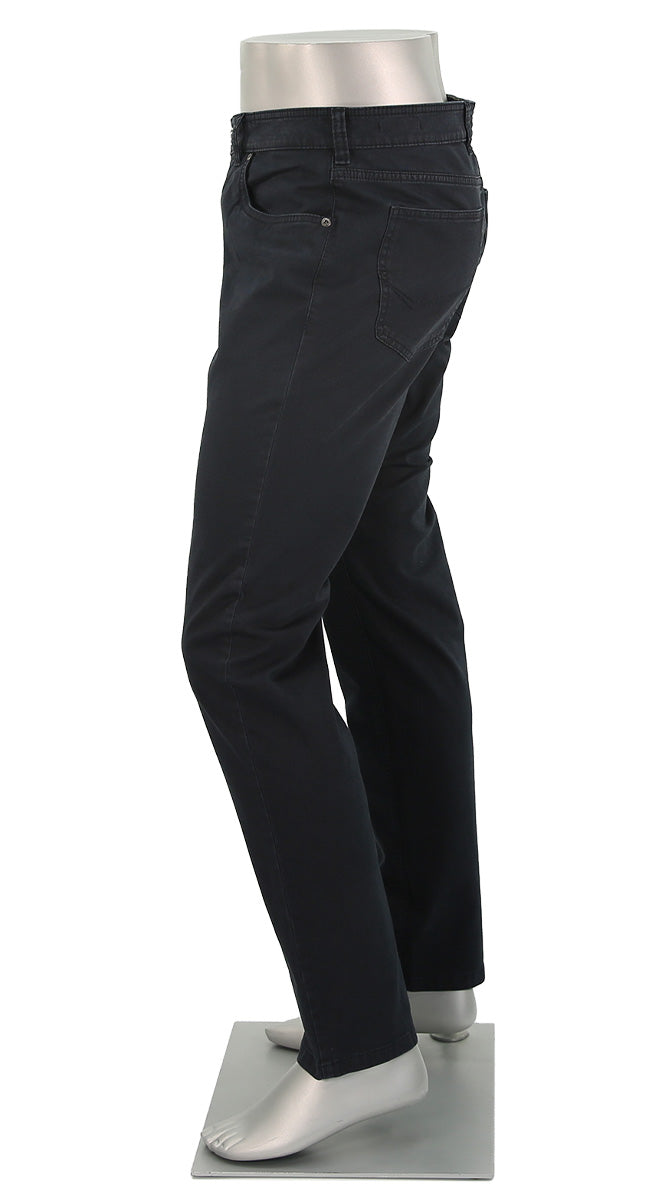 Gardeur Pants From The Bill collection - Men's Navy Pants - Side View