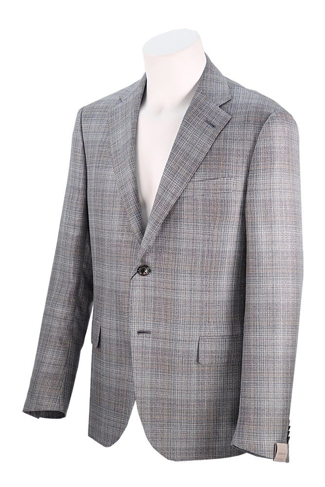 Corneliani Sport Coat, Blue/Grey