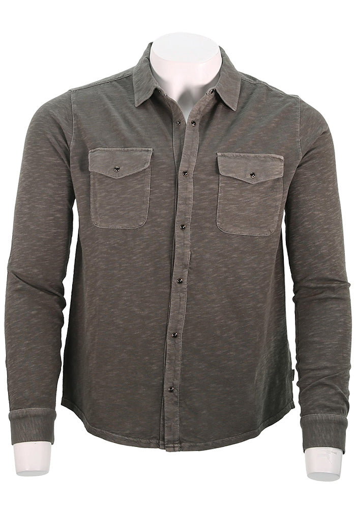 John Varvatos L/S Shirt, Seal Grey