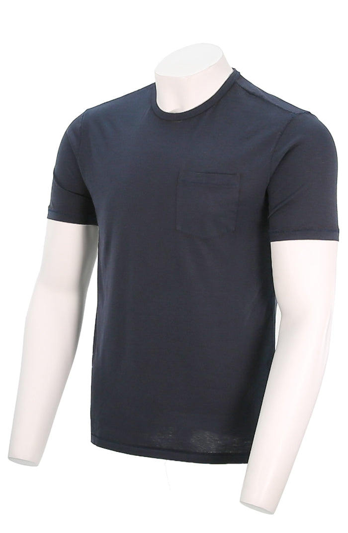 Bond Short Sleeve Burnout Crew | Navy