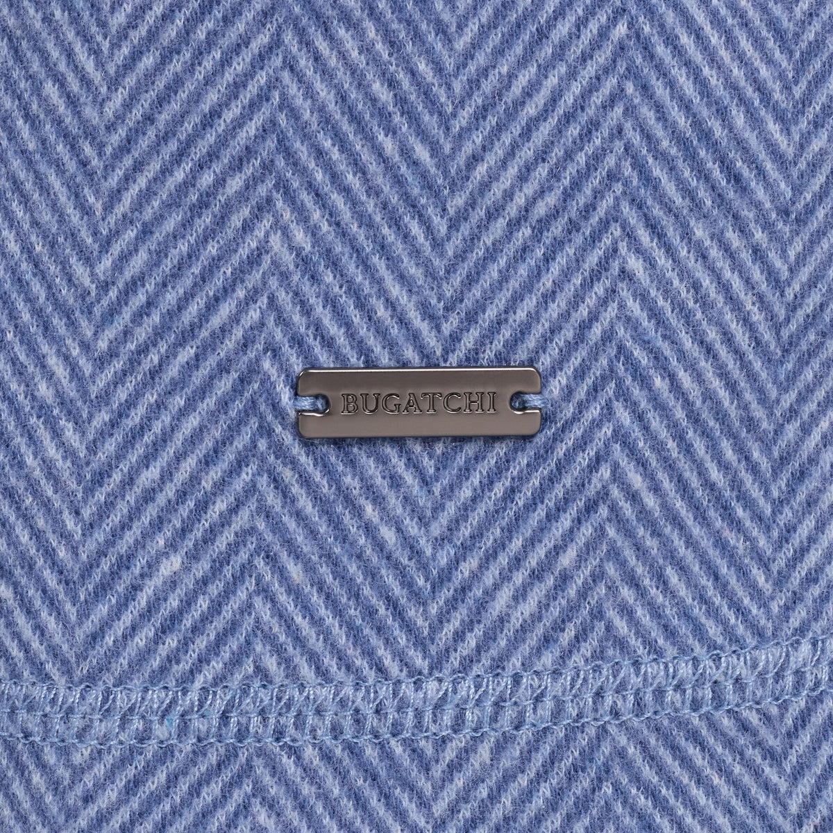 Bugatchi L/S Quarter-Zip Knit, Marine Blue – view 5