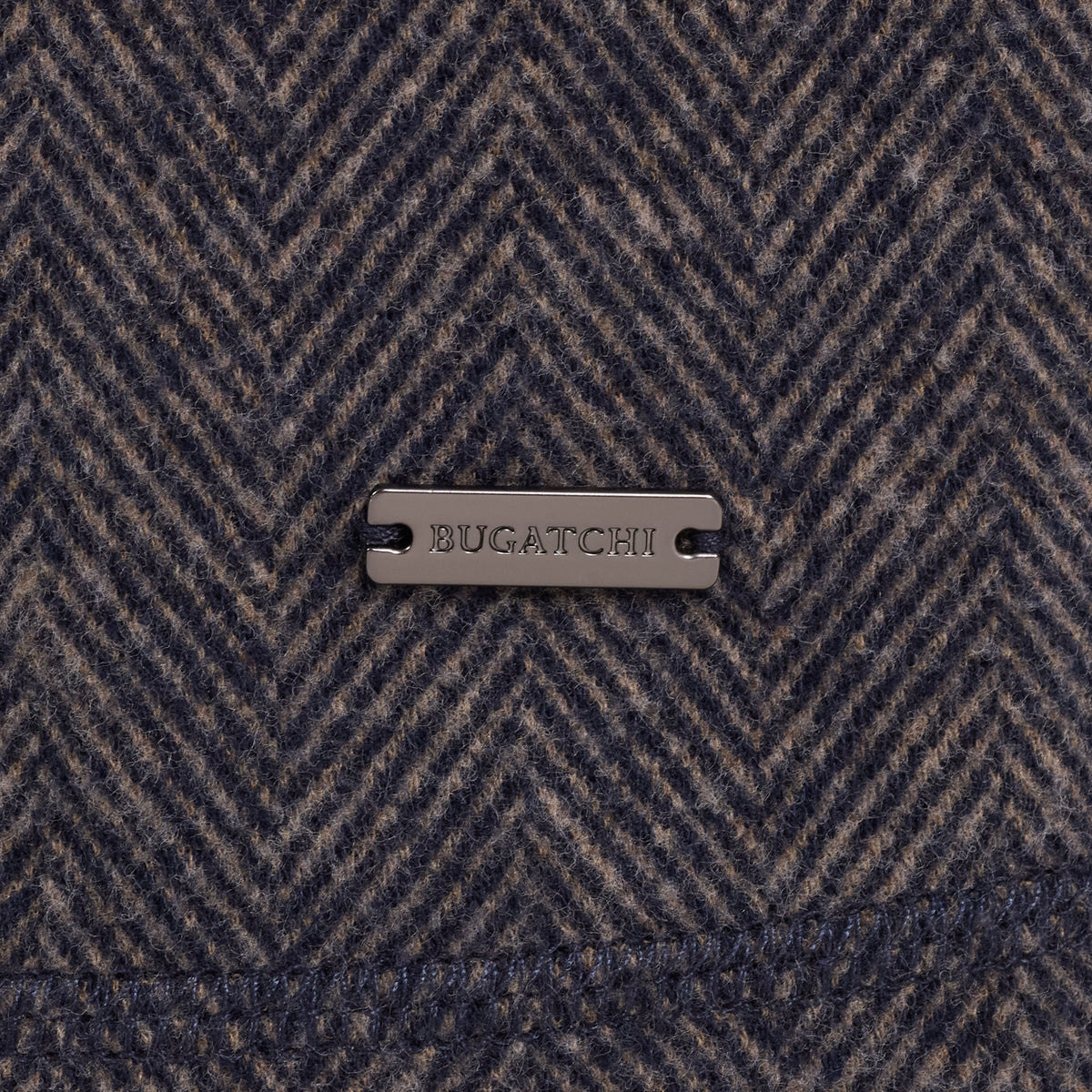 Bugatchi L/S Quarter-Zip Knit, Navy – view 5