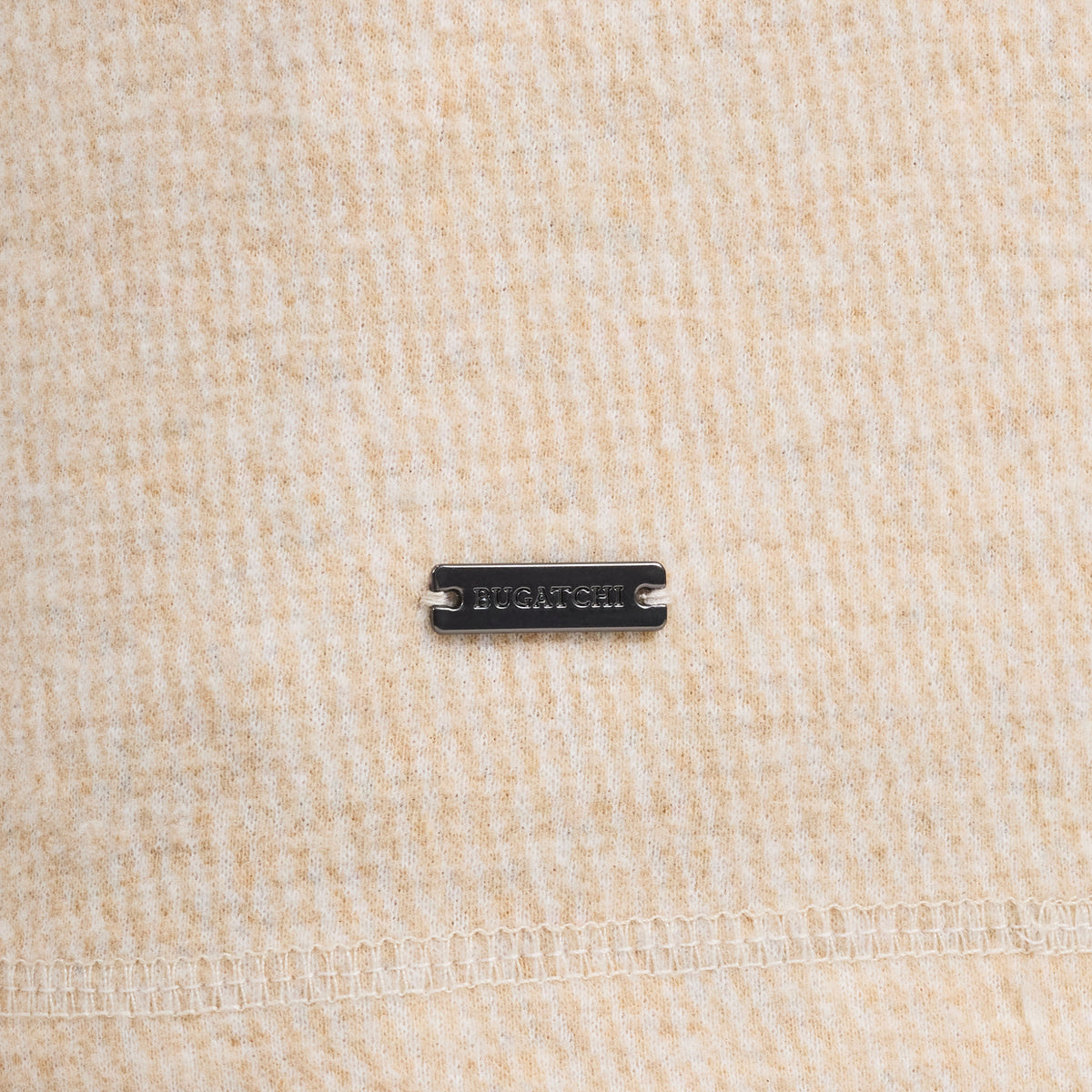 Bugatchi L/S Quarter-Zip Knit, Sand – view 6
