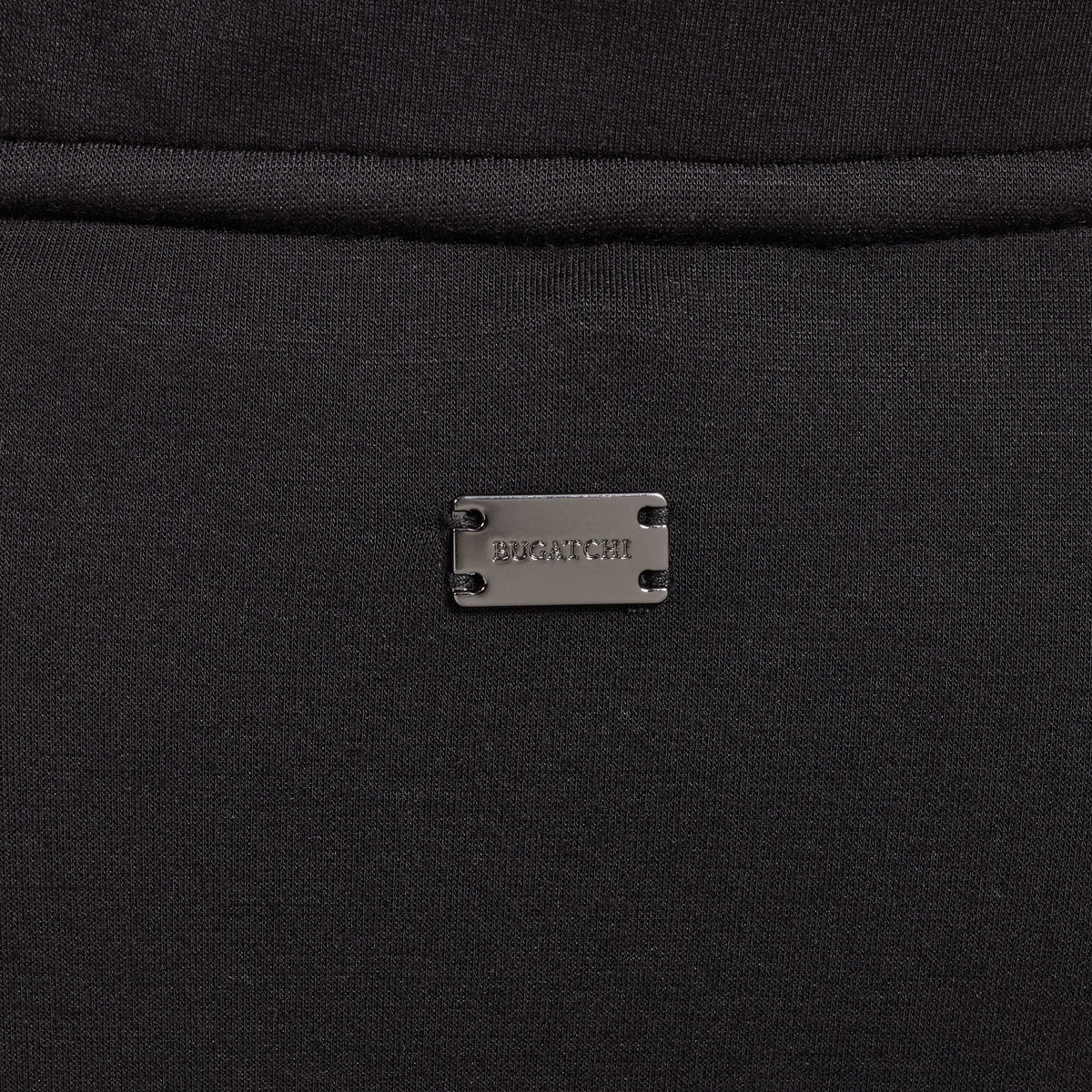 Bugatchi Soft Touch Quarter-Zip Knit, Black – view 5