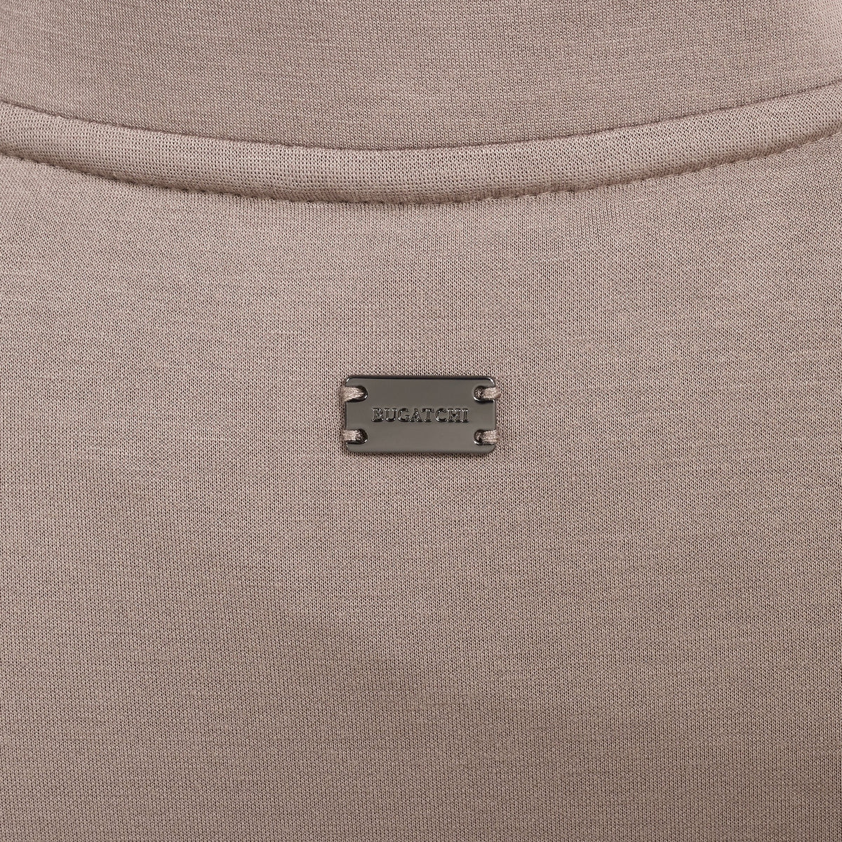 Bugatchi Soft Touch Quarter-Zip Knit, Walnut – view 5