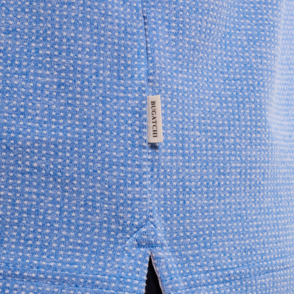 Bugatchi S/S Polo, Classic Blue – view 4