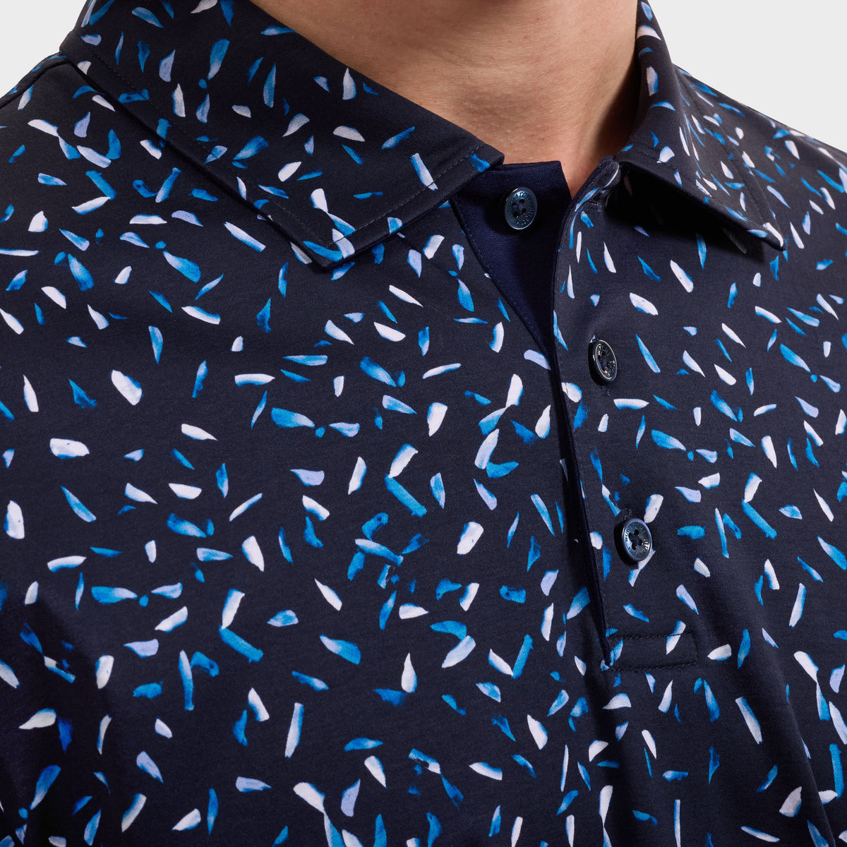 Bugatchi S/S Hendrix Polo, Navy – view 4