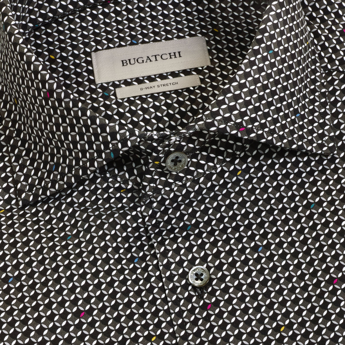 Bugatchi Ooohcotton L/S Devon Shirt, Black – view 2