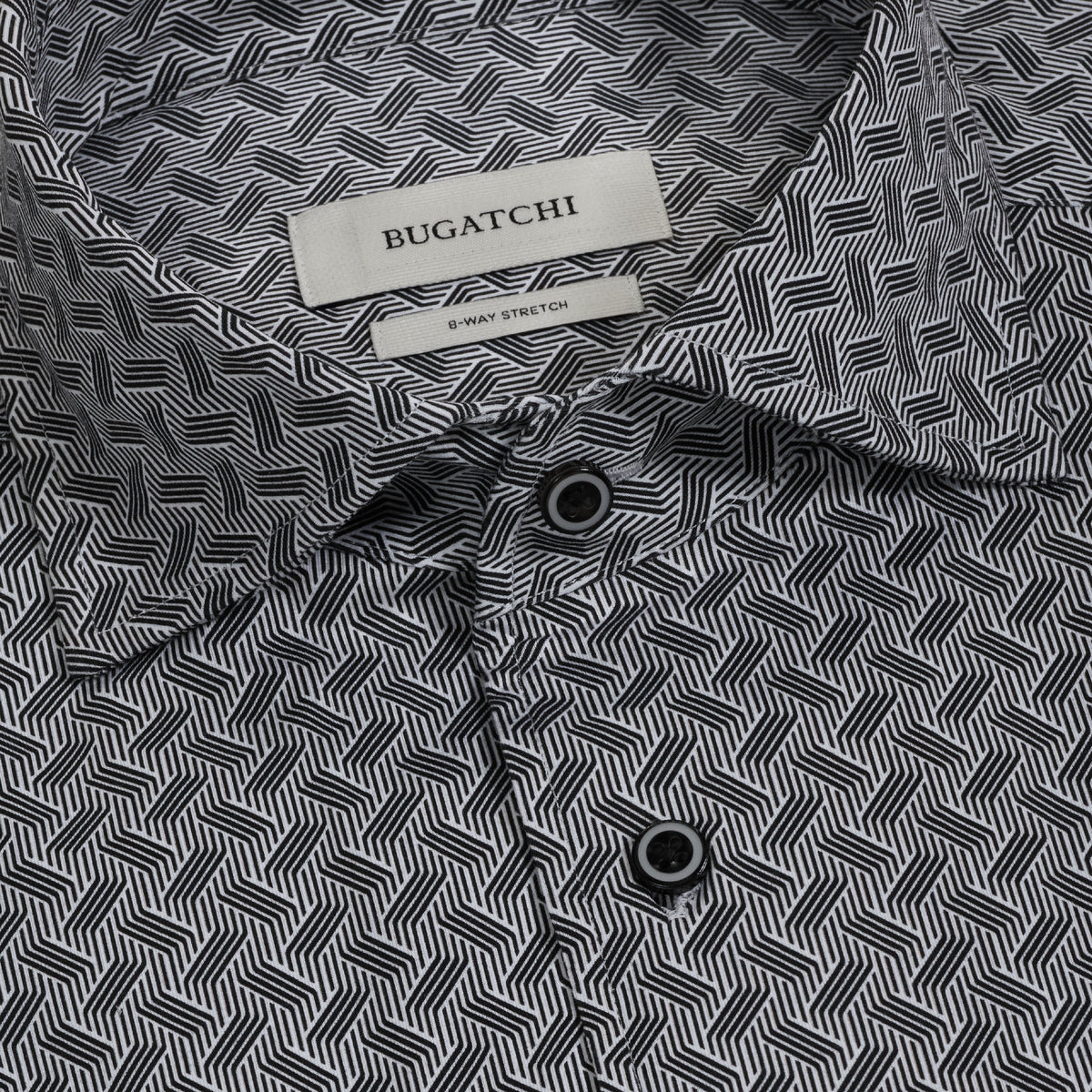 Bugatchi Ooohcotton L/S Devon Shirt, White – view 5