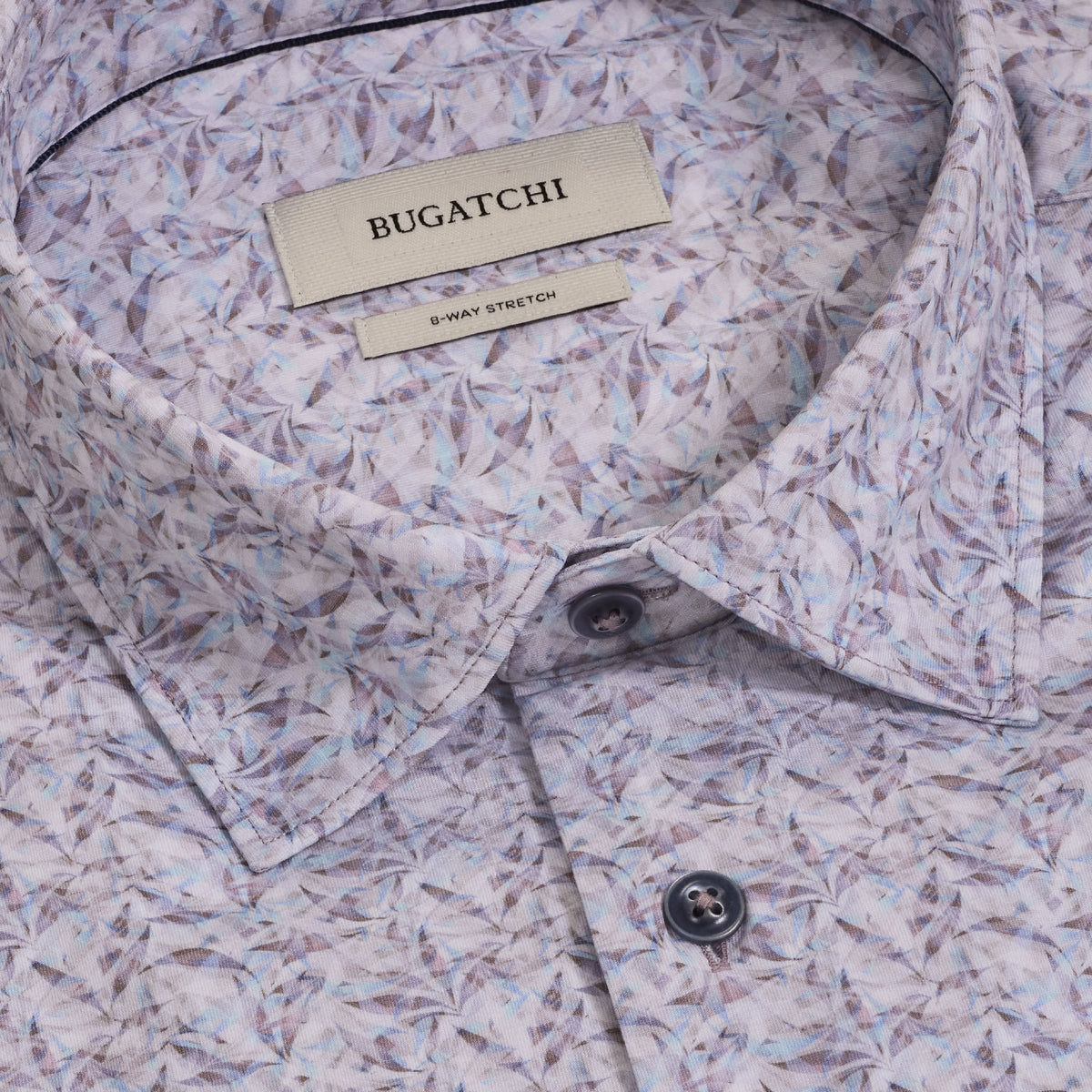 Bugatchi Ooohcotton L/S James Shirt, Dusty Pink – view 5