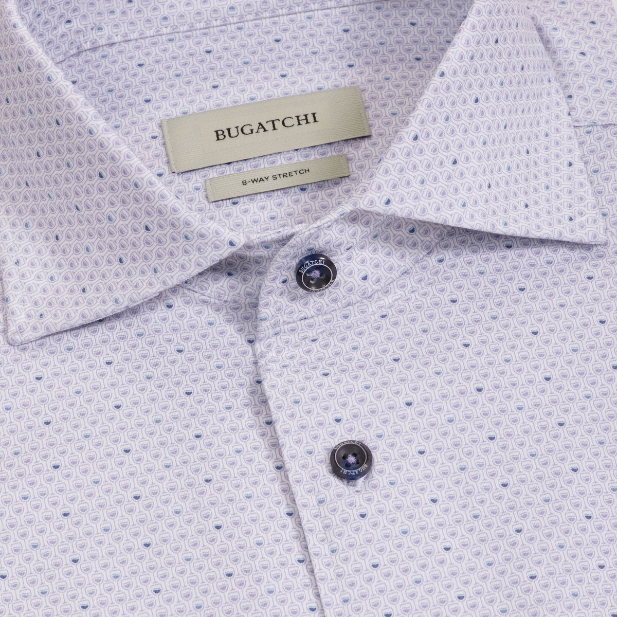 Bugatchi Ooohcotton L/S Devon Shirt, Orchid – view 5
