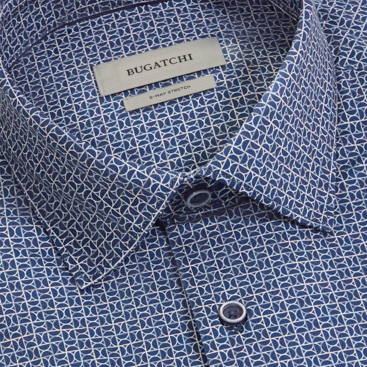 Bugatchi Ooohcotton L/S James Shirt, Indigo – view 5