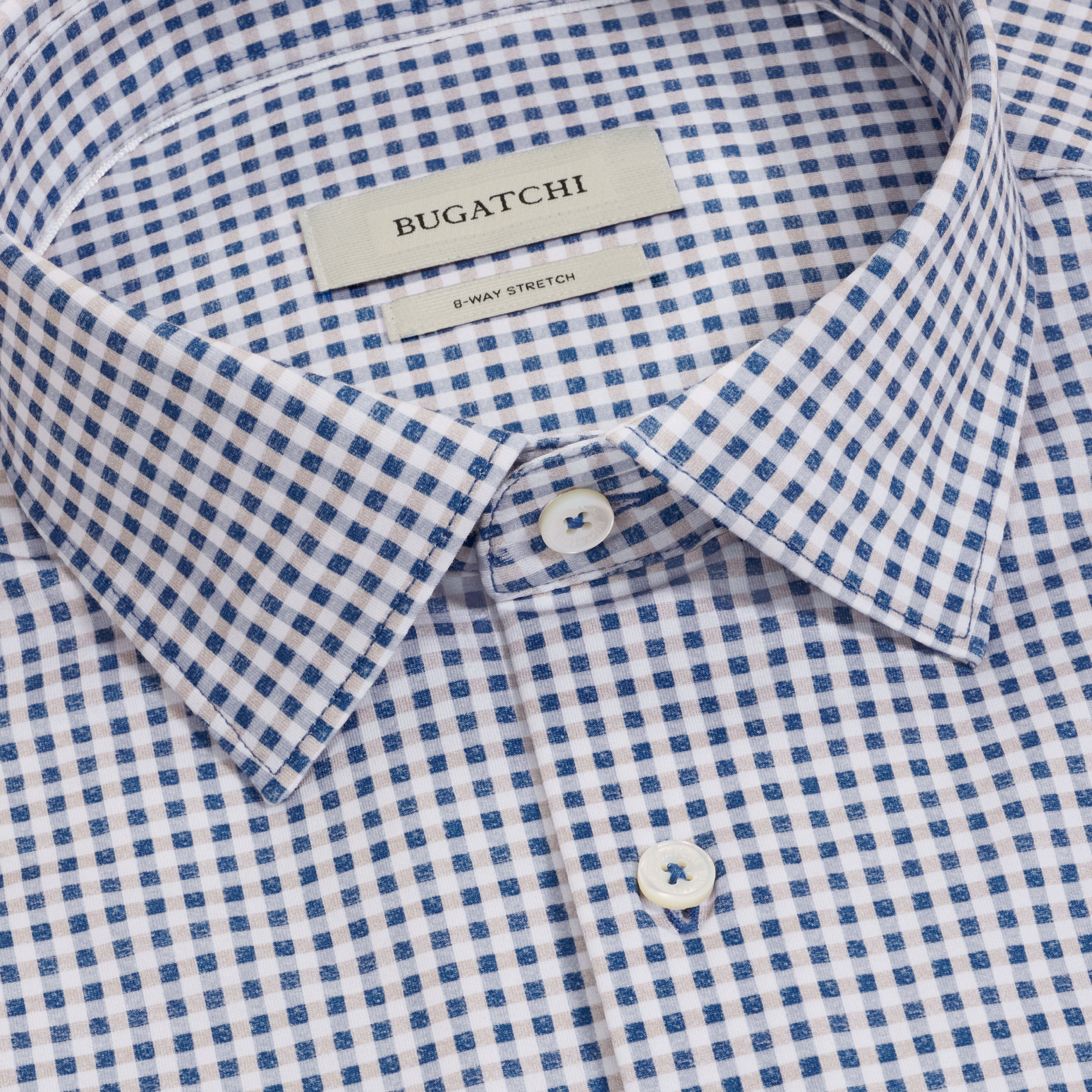 Bugatchi Ooohcotton L/S James Shirt, Classic Blue – view 2