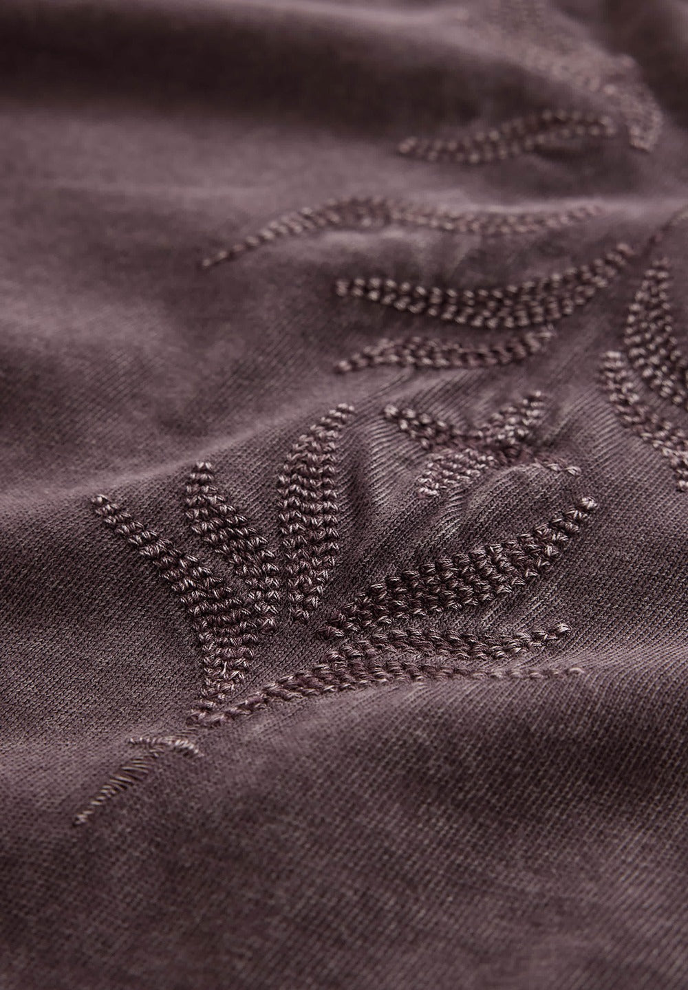 John Varvatos Gothic Embroidery Tee, Smoke Amethyst – view 4