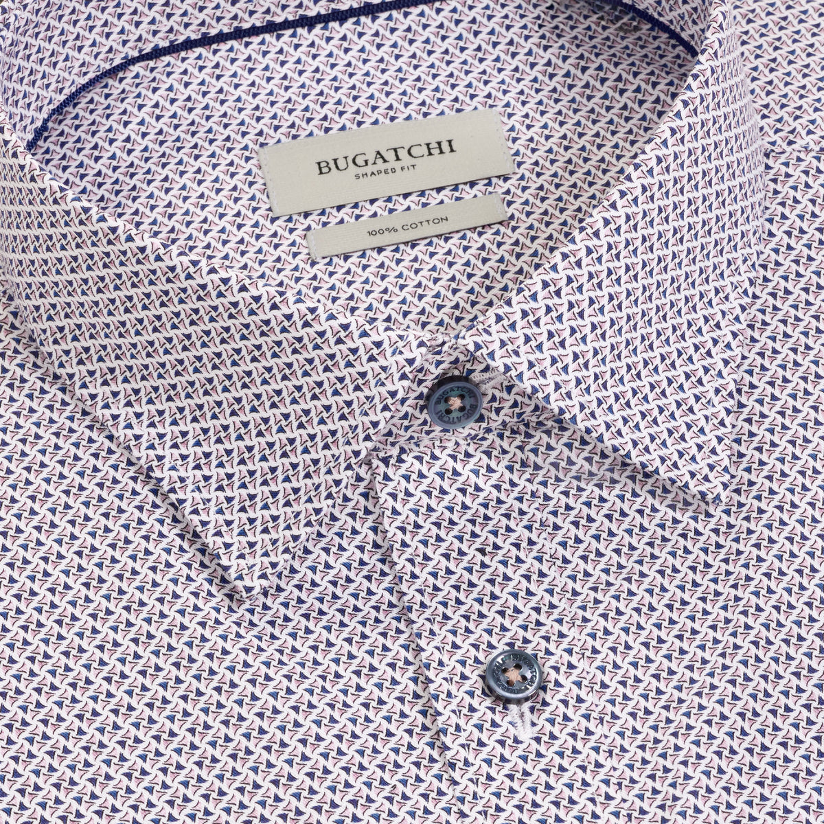 Bugatchi L/S Julian Shirt, Dusty Pink – view 5