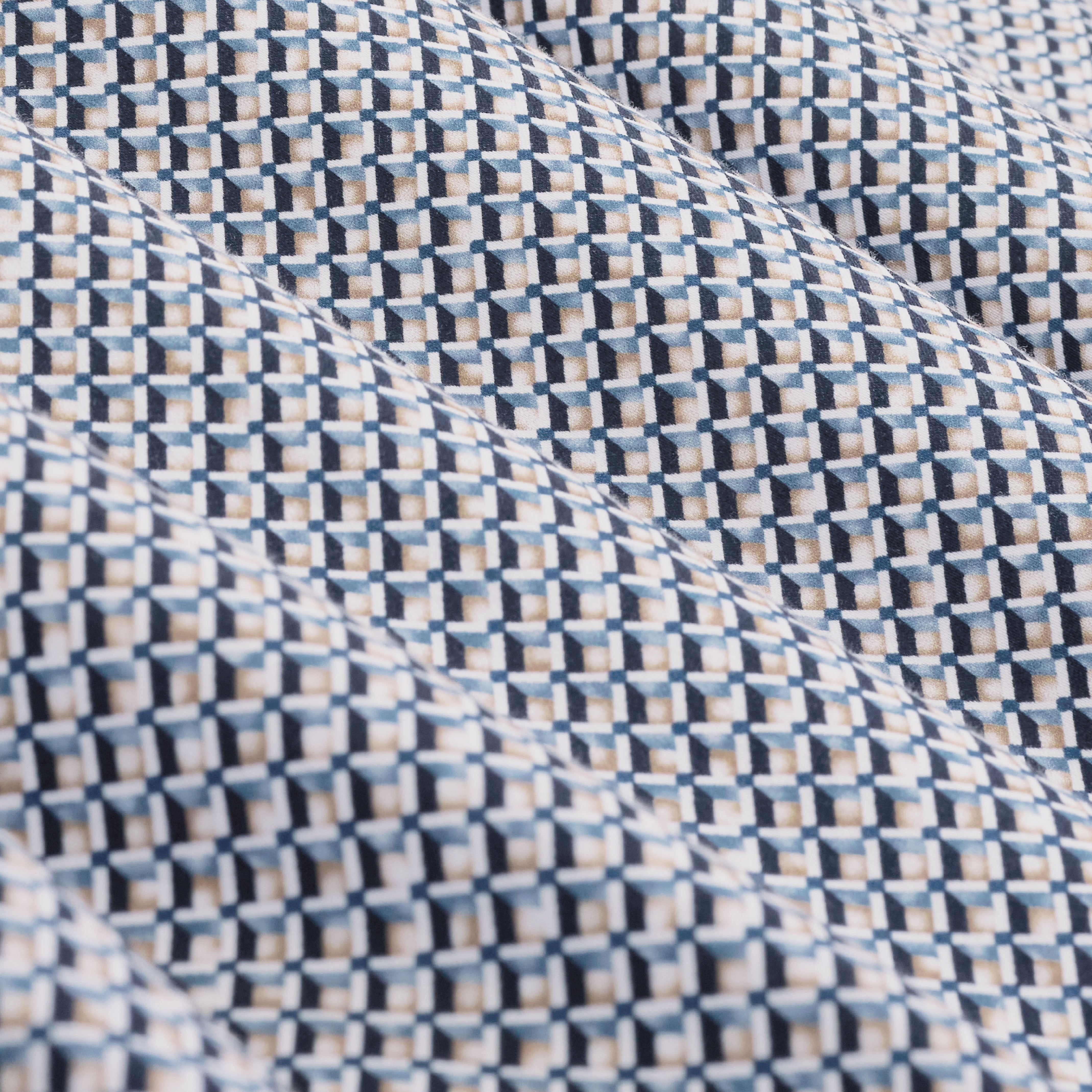 Bugatchi L/S Axel Shirt, Teal – view 6