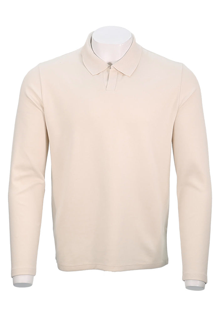 VINCE MILANO L/S JOHNNY COLLAR, Bone