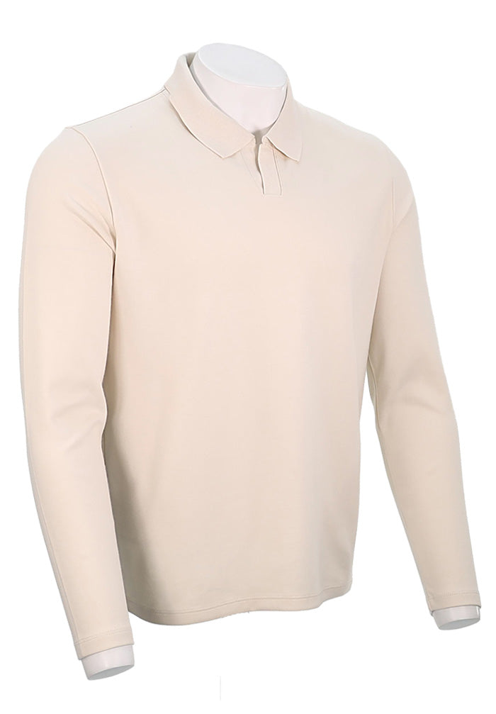 VINCE MILANO L/S JOHNNY COLLAR, Bone