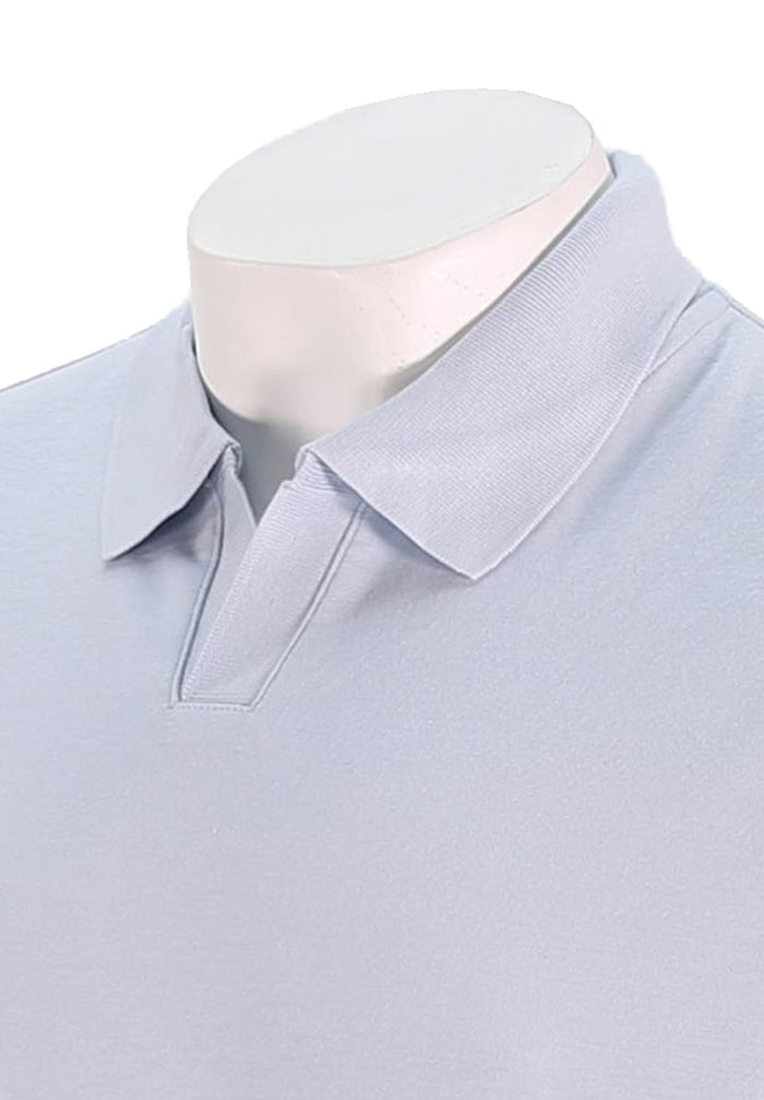 VINCE MILANO L/S JOHNNY COLLAR, White Cap