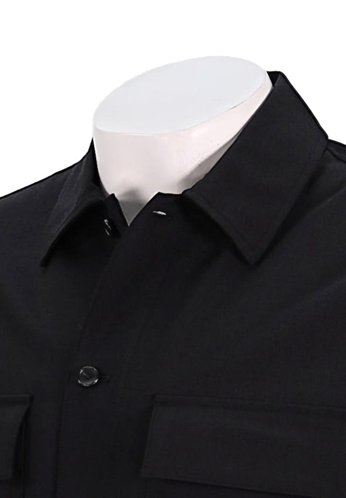 Vince Shirt Jacket, Black