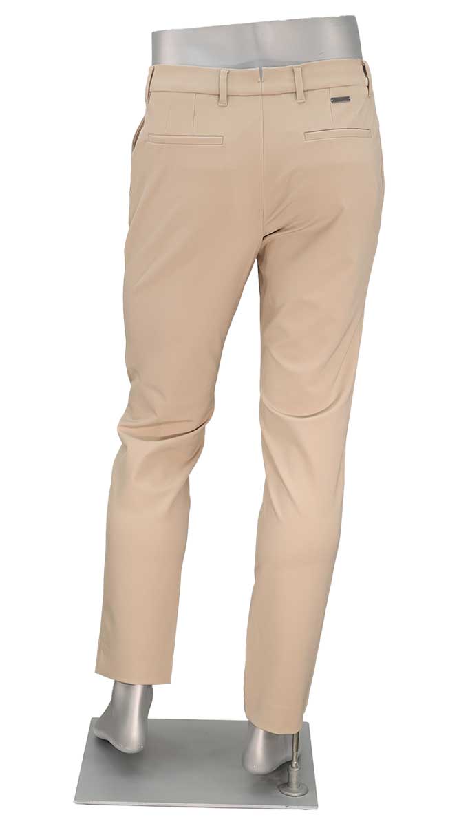 Alberto Slim Performance Move Pant, Tan – view 3
