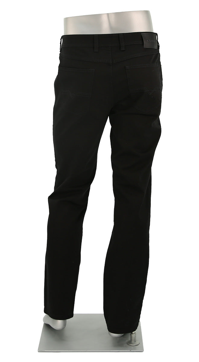 Gardeur Pants from the Nevio collection Men's Jeans In Color Black - Full Back View