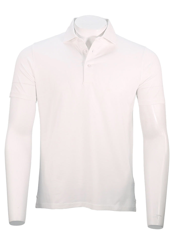 Patrick Assaraf Short Sleeve Cotton Polo, White