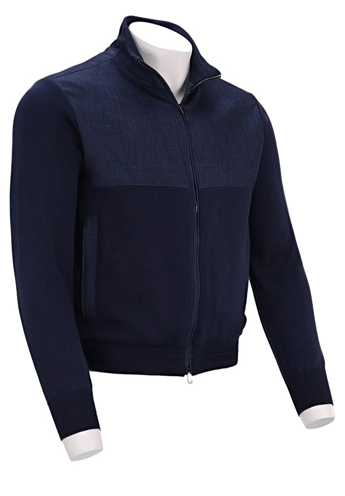 Paul & Shark Full Zip Sweater, Navy