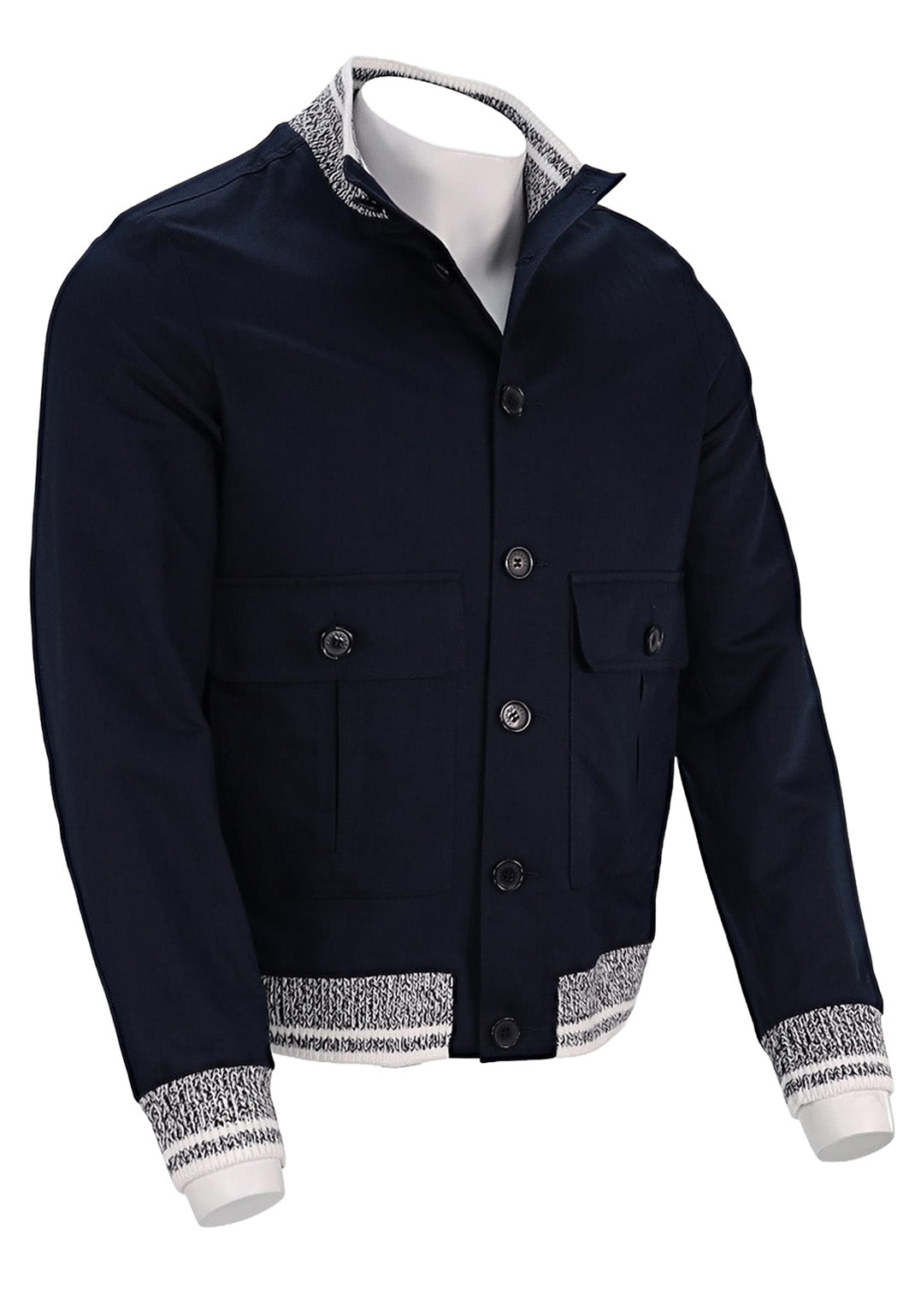 Paul & Shark Full Button Bomber, Navy
