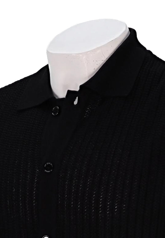 Stenstroms S/S Polo Shirt, Black
