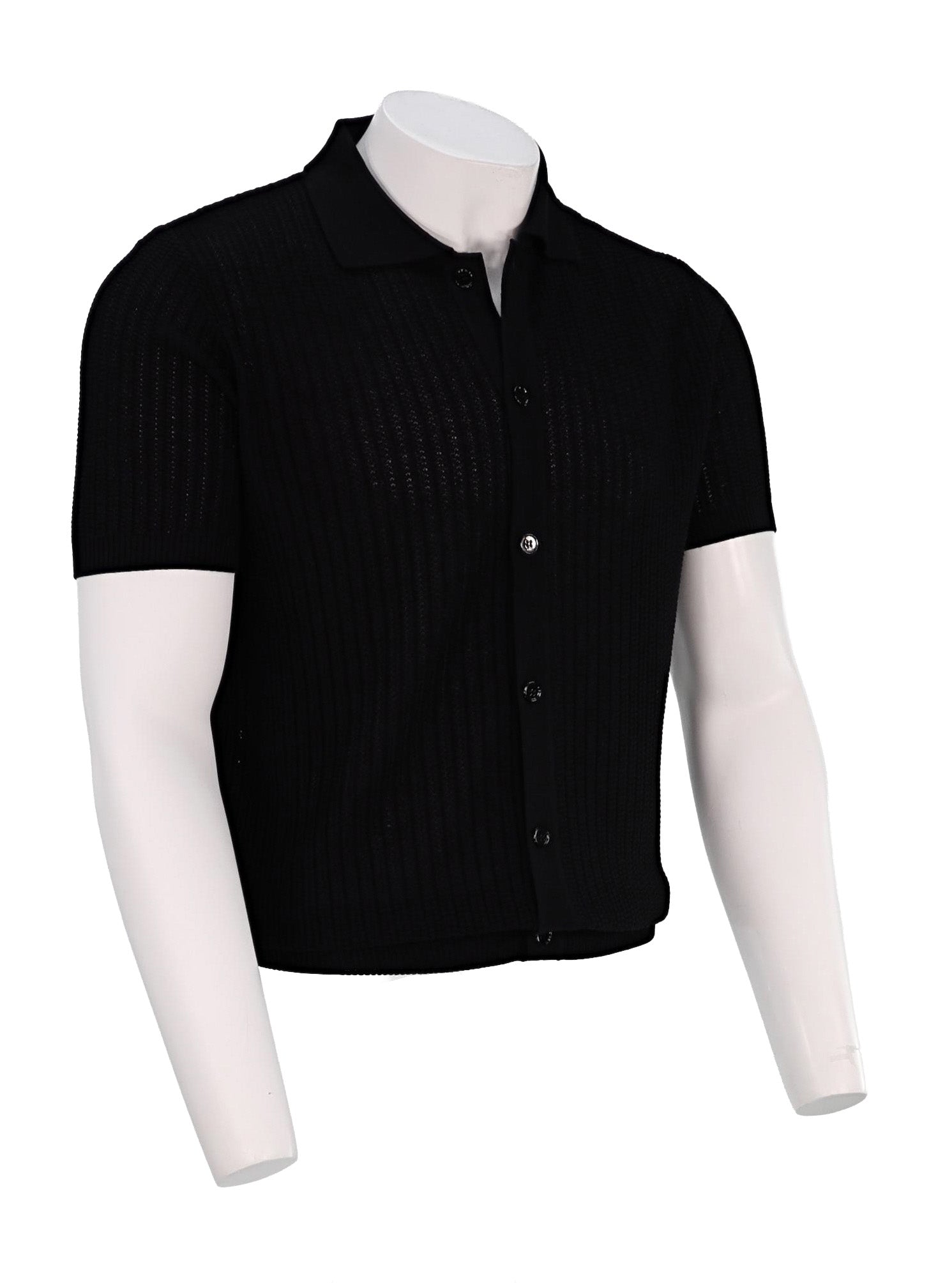 Stenstroms S/S Polo Shirt, Black