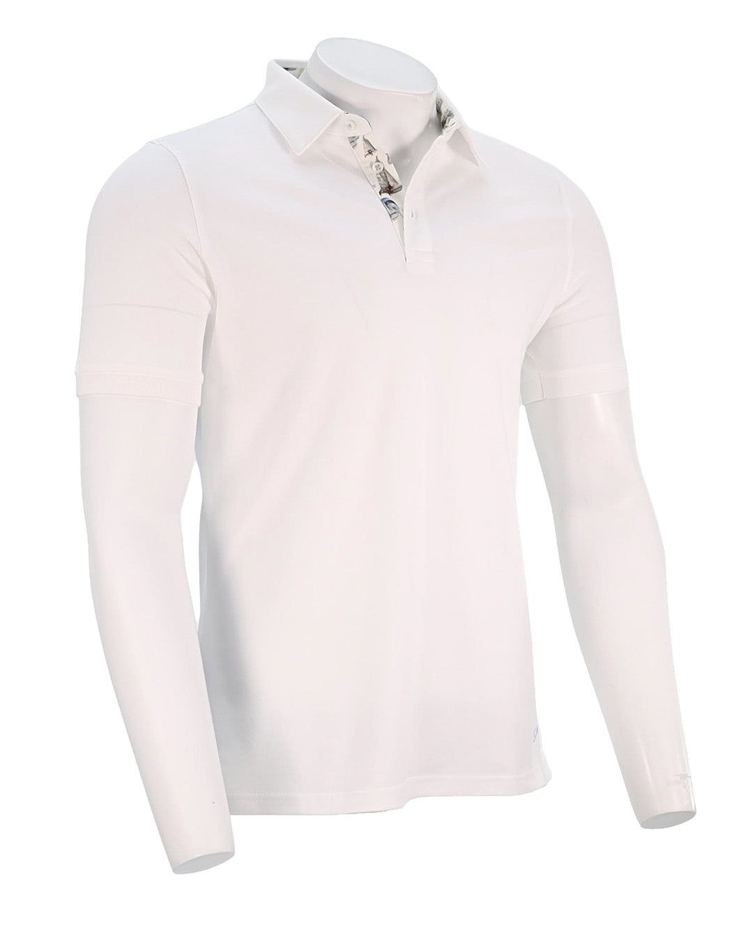 Stenstroms Cotton Pique Polo, White