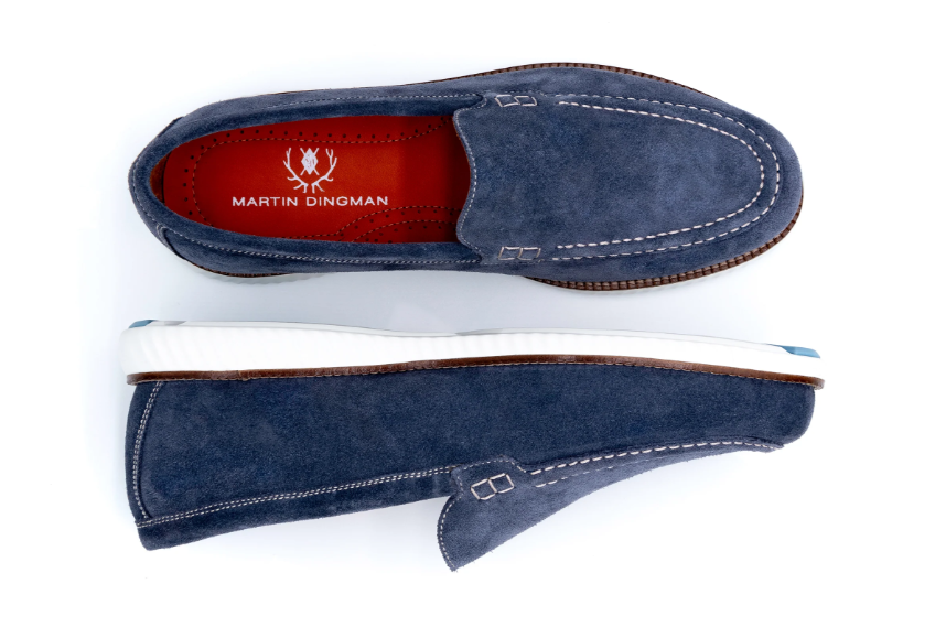 Martin Dingman Countryaire Venetian Top View For Men in Marine