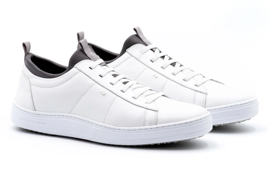 Cameron Sheep Skin Sneakers White
