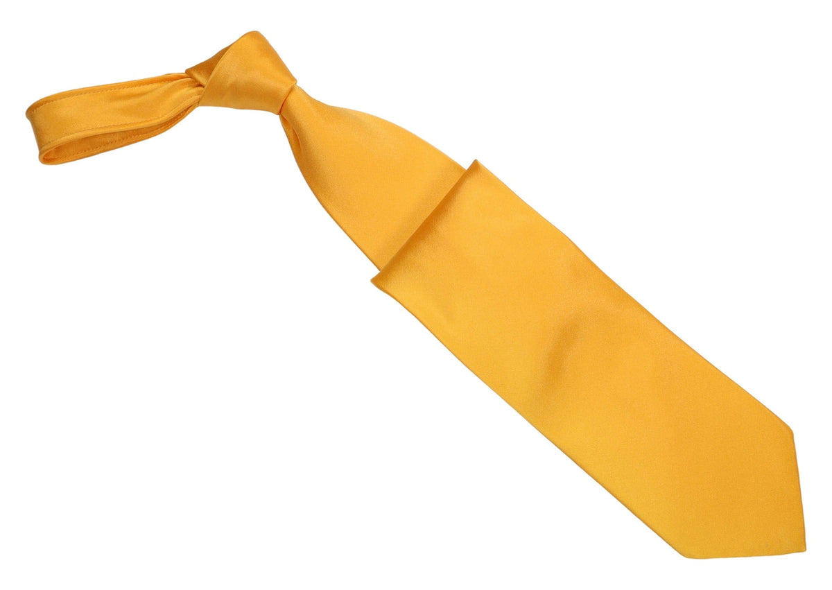 Italo Ferretti Silk Tie, Golden Yellow Solid