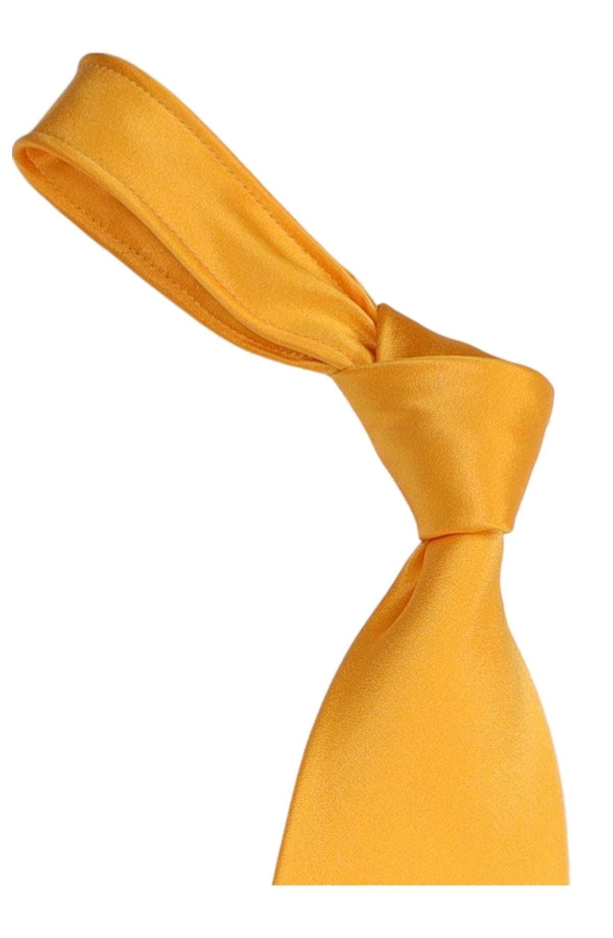 Italo Ferretti Silk Tie, Golden Yellow Solid