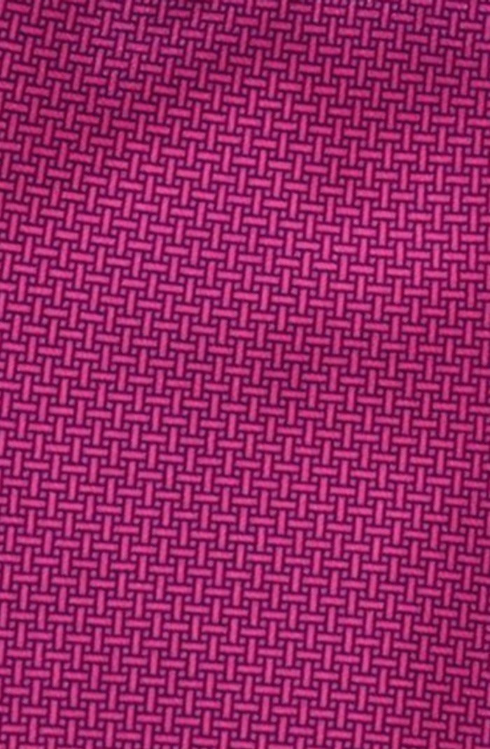 Italo Ferretti Silk Tie, Magenta Micro Weave