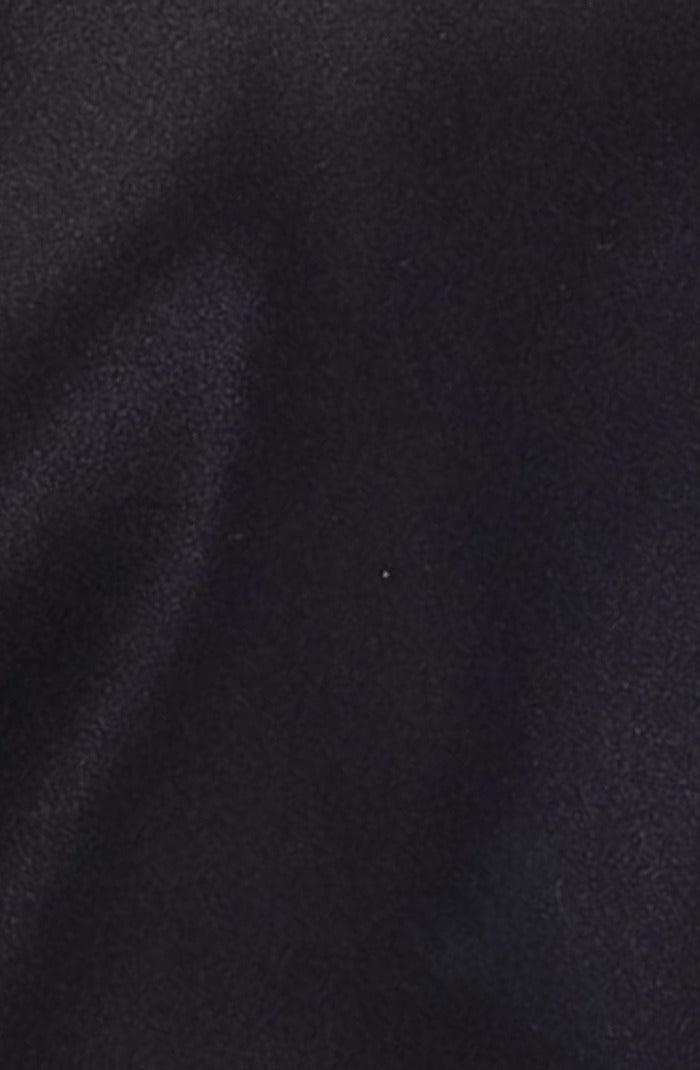 Italo Ferretti Silk Tie, Black Satin Solid