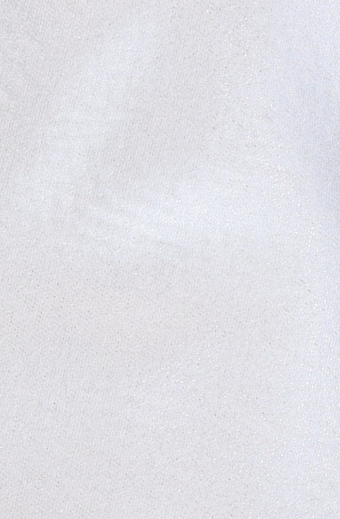 Italo Ferretti - Silk Tie - Mens Tie - Mondo Uomo - White Shimmer Solid - T4-03 - Silk Detail