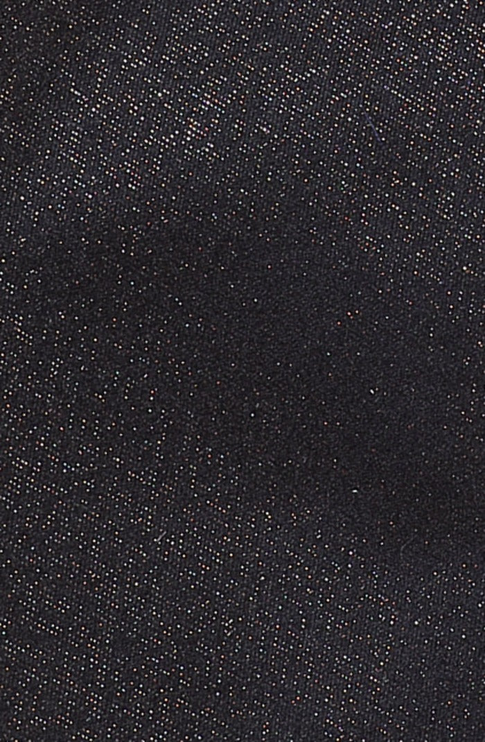Italo Ferretti Silk Tie, Black Gold Shimmer Solid