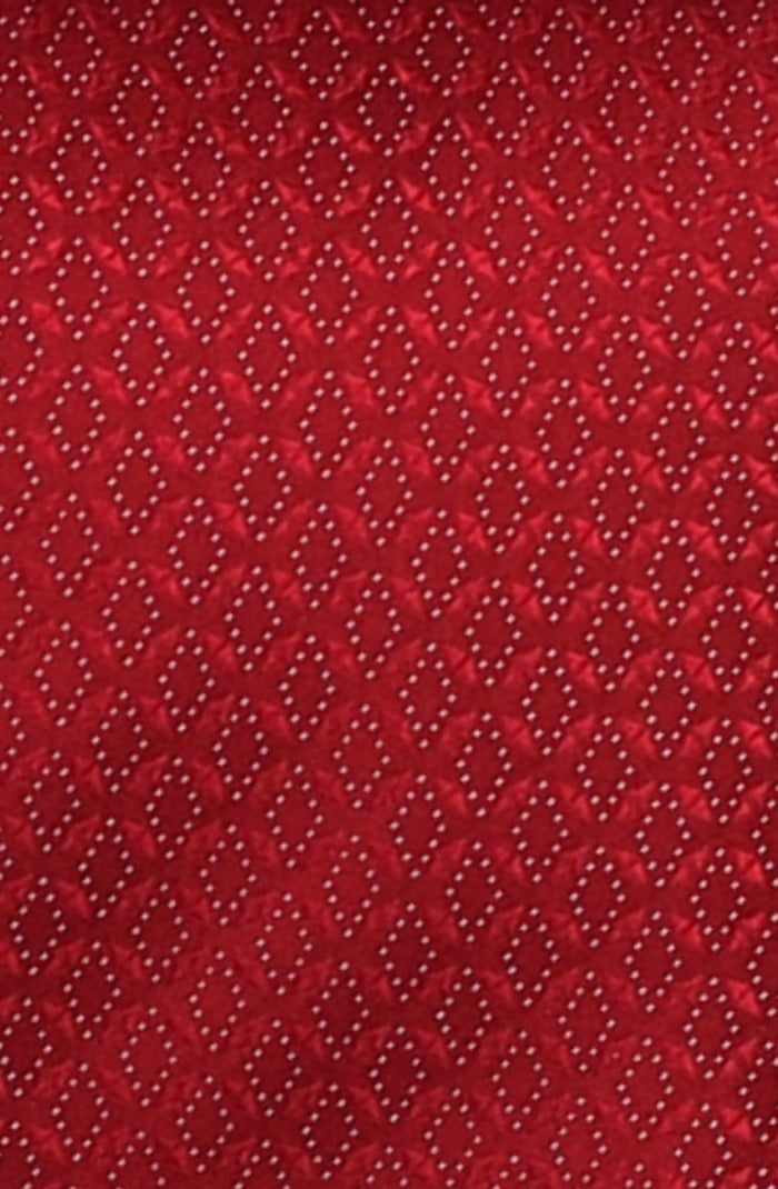 Italo Ferretti Silk Tie, Red Diamond Neat
