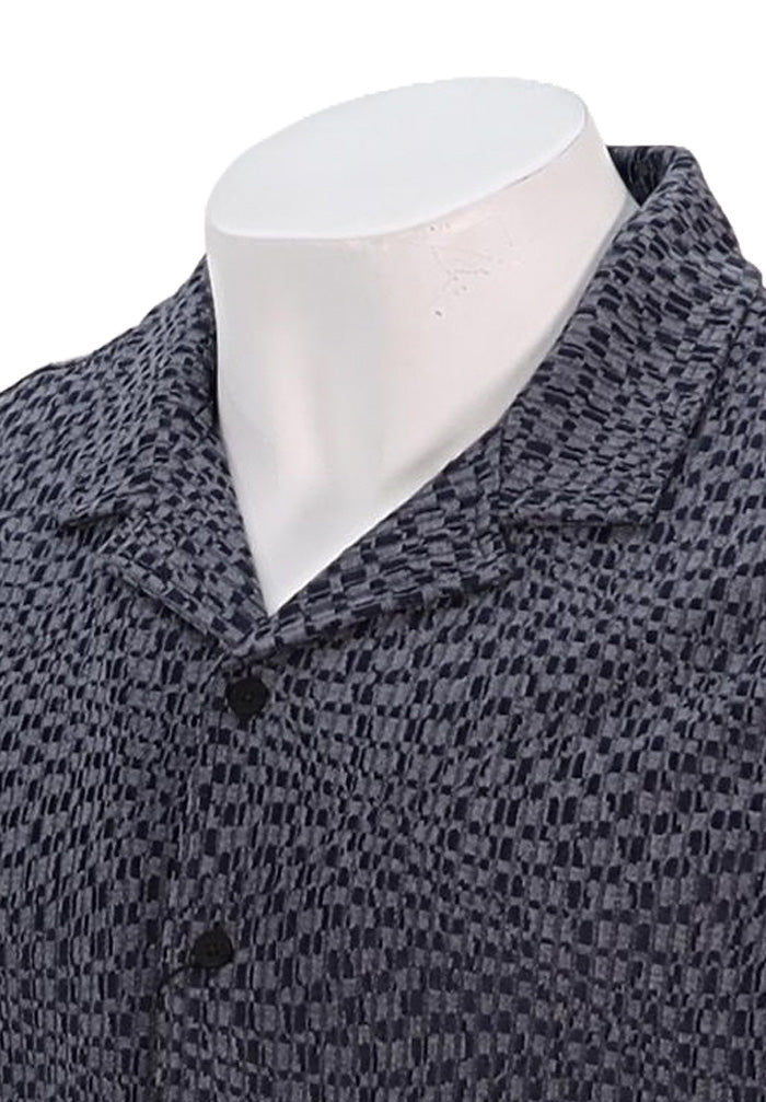 John Varvatos S/S Johnny Collar Polo, Deep Blue