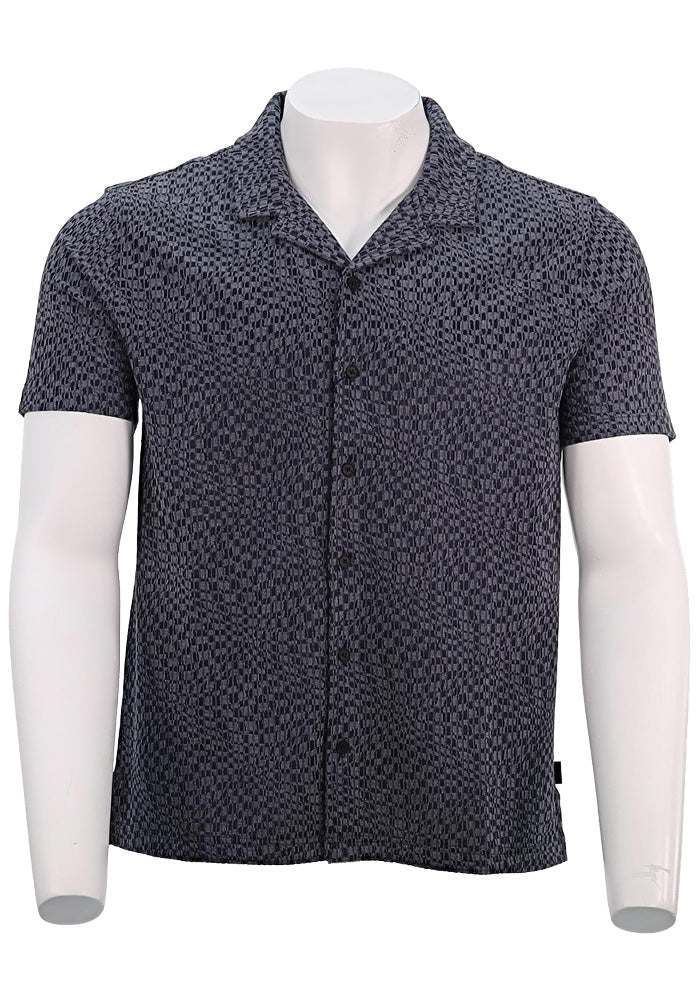 John Varvatos S/S Johnny Collar Polo, Deep Blue