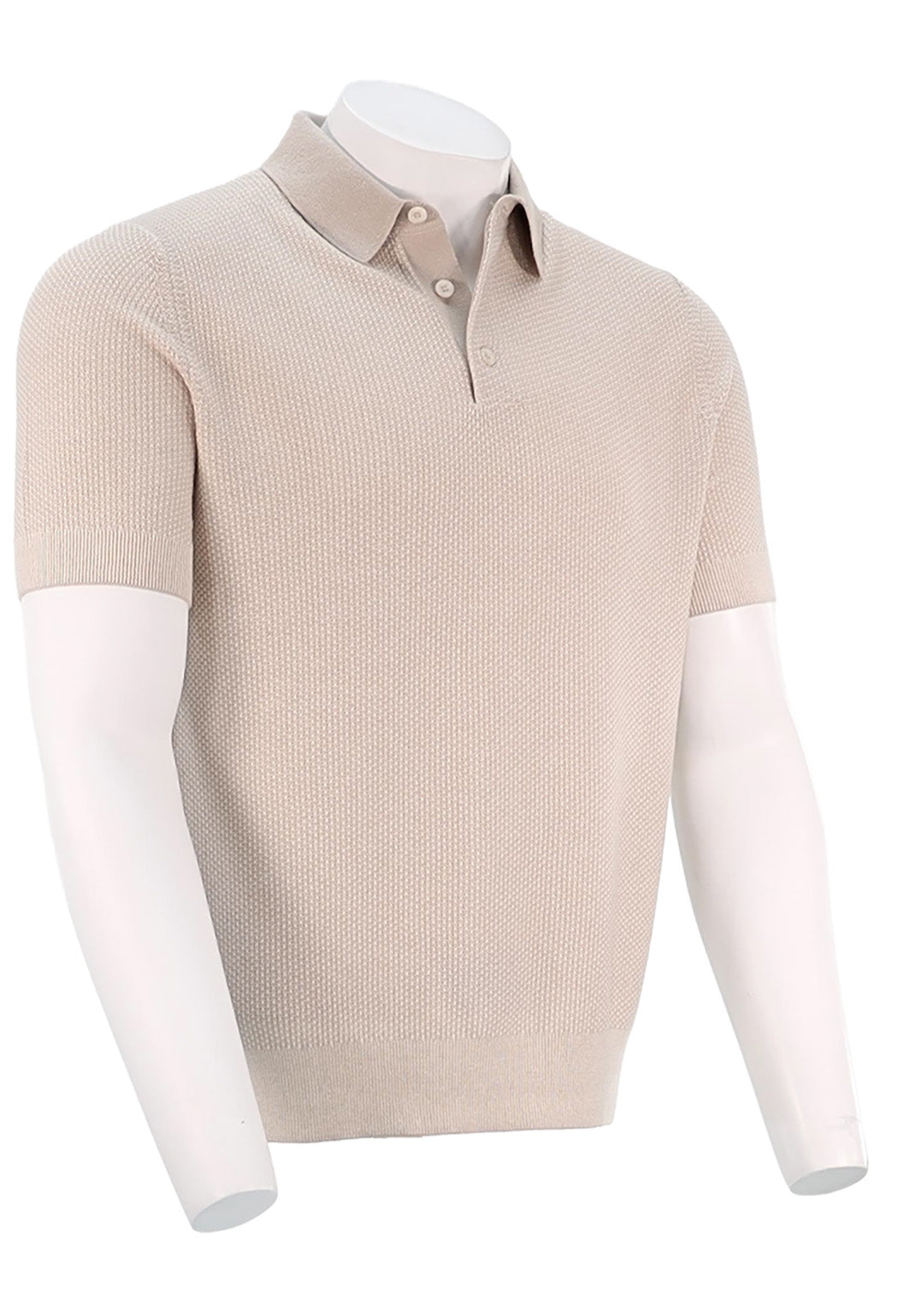Vince S/S Polo Beige